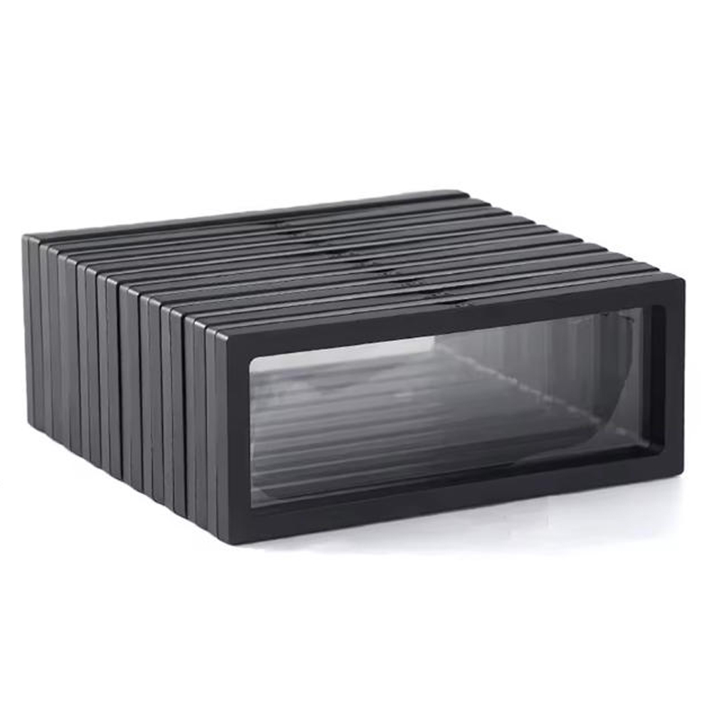 Jewelry Box Watches Bracelets - 10 Piezas Negras, Exhibidor Transparente con