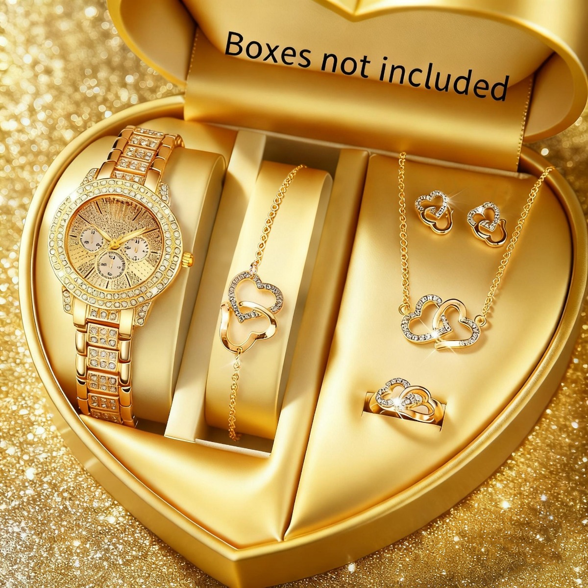 Jewelry Box Watches Bracelets - Reloj de lujo con diamantes de