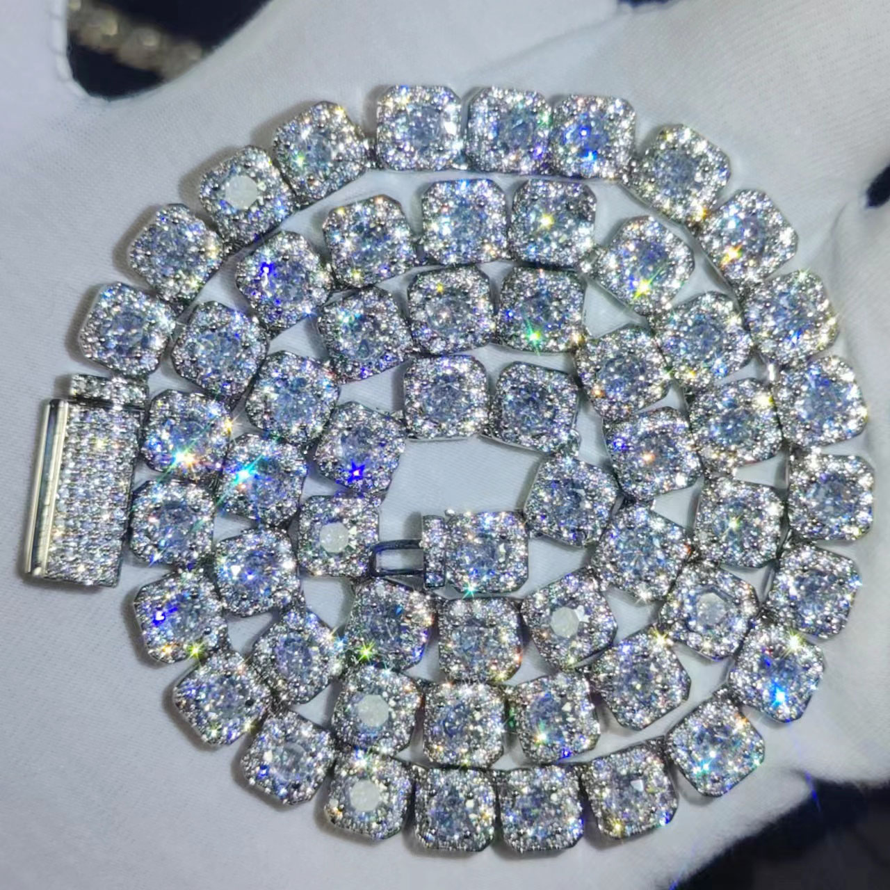 Tennis Bracelet Cubic - HHIOK Cadena de tenis con diamantes
