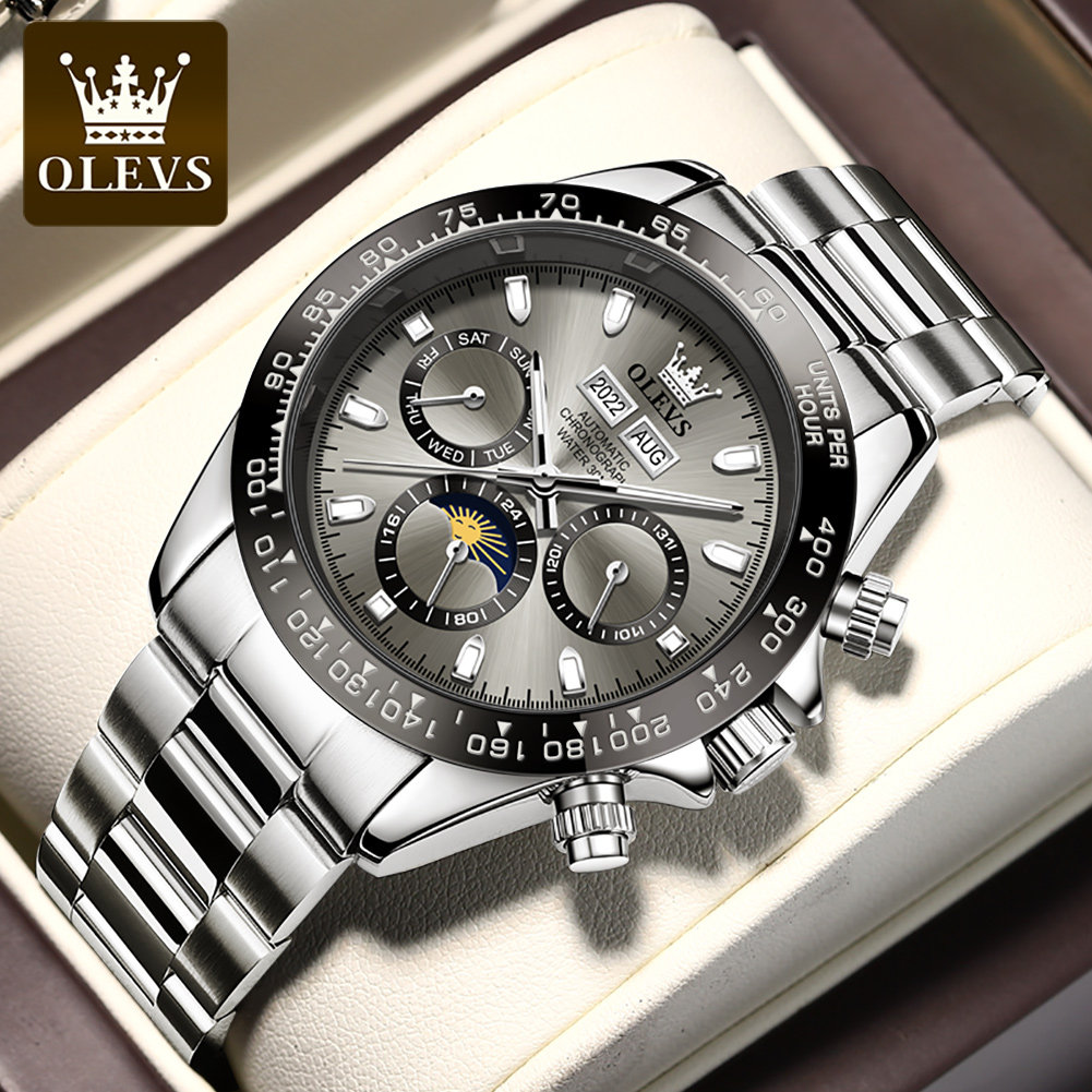 Omega Watch Seamaster - OLEVS 6654 reloj de lujo para