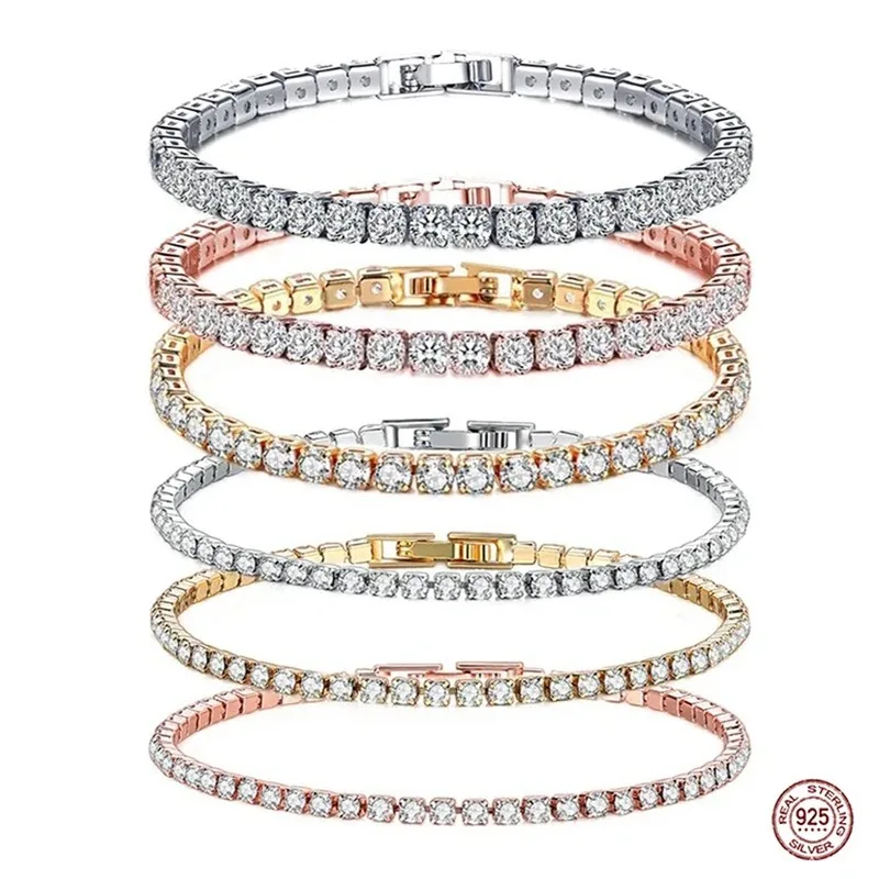 Tennis Bracelet Cubic - Pulsera de tenis de circonia cúbica
