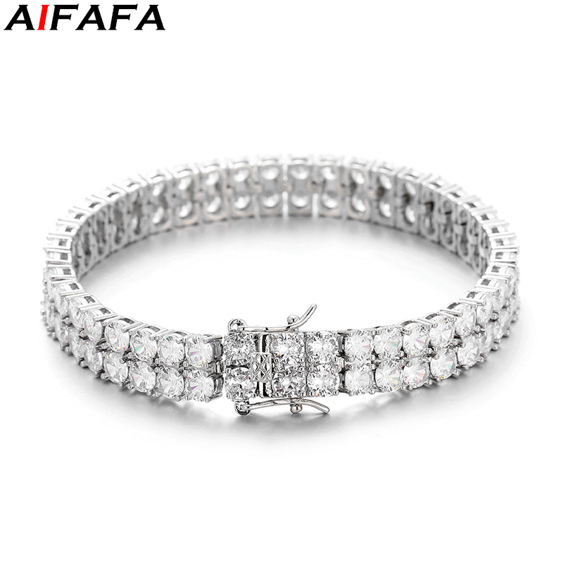 Tennis Bracelet Cubic - Pulsera de cadenas de tenis de