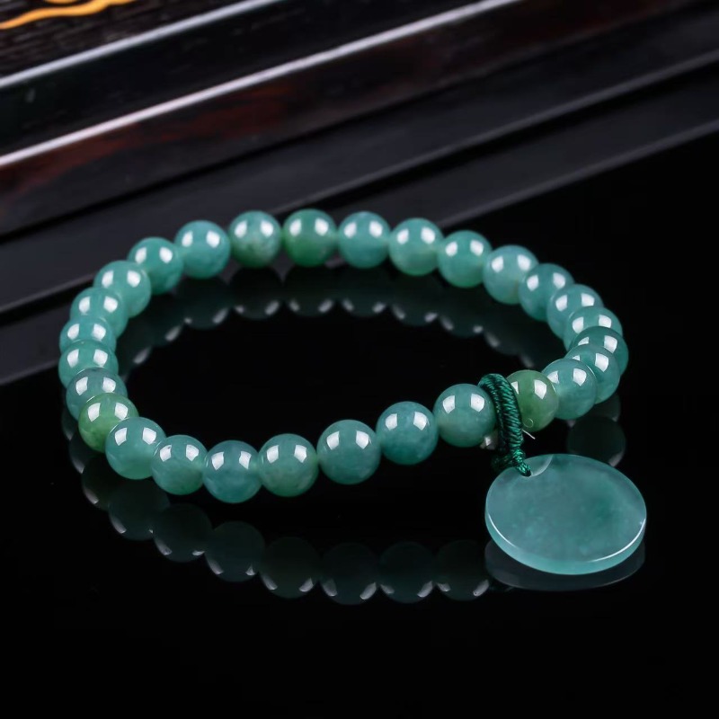 Luxury Gifts Jewelry & Watches Namfleg Mostar - Pulsera de Jadeíta Natural Azul Agua