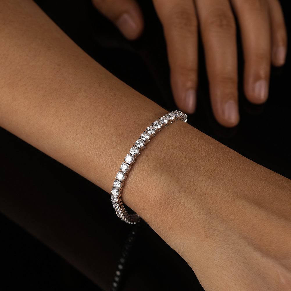 Nueva Pulsera de Tenis de Plat - Tennis Bracelet Cubic reseña y precio