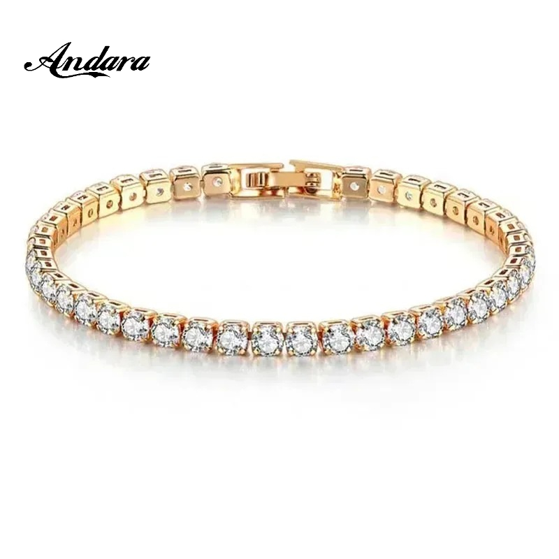 Pulsera de tenis de plata de l - Tennis Bracelet Cubic reseña y precio