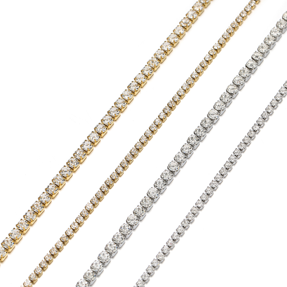 Cadenas de circonita cúbica de - Tennis Bracelet Cubic reseña y precio