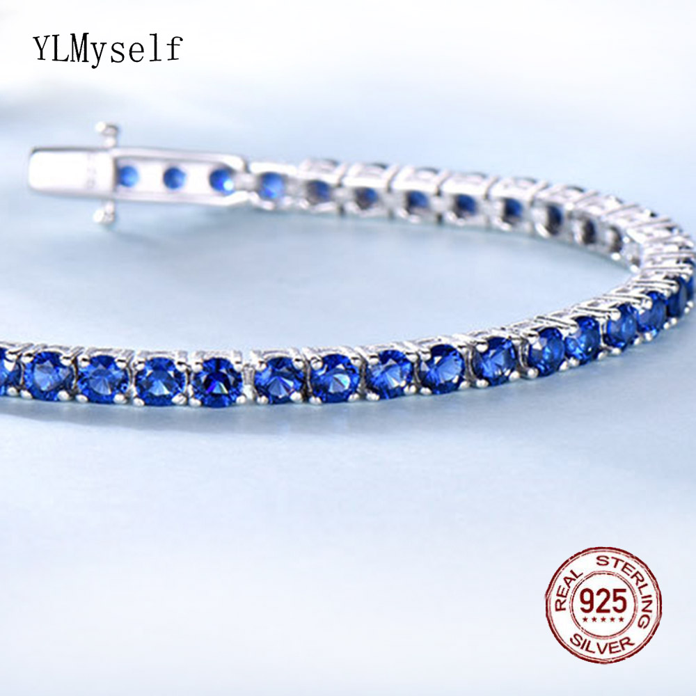 Pulsera de tenis de plata pura - Tennis Bracelet Cubic reseña y precio