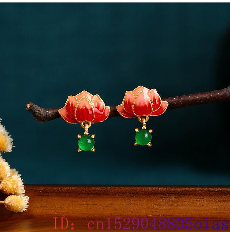 Pendientes de loto de Jade VER - Luxury Gifts Jewelry & Watches Namfleg Mostar reseña y precio