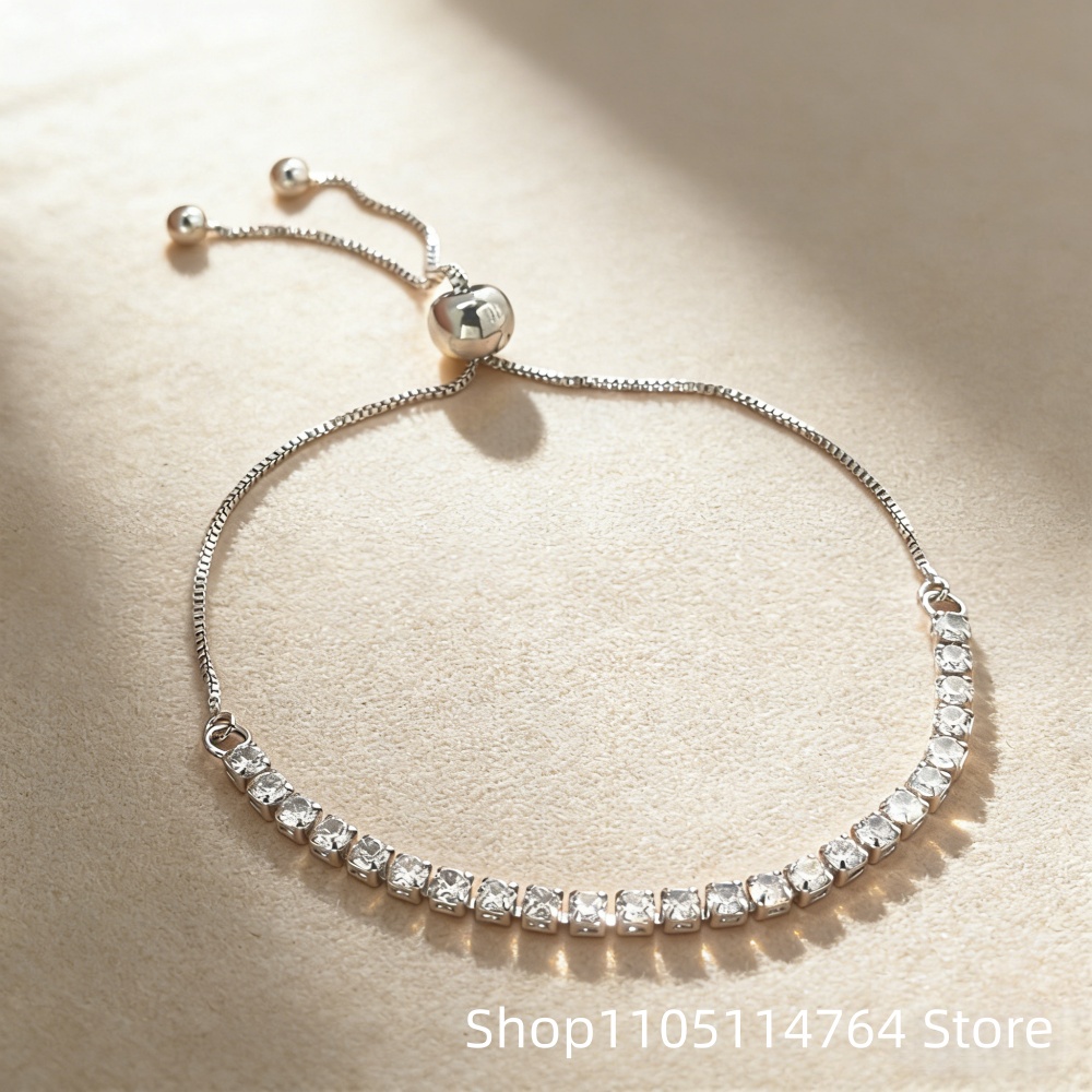 Pulsera de tenis ajustable de  - Tennis Bracelet Cubic reseña y precio