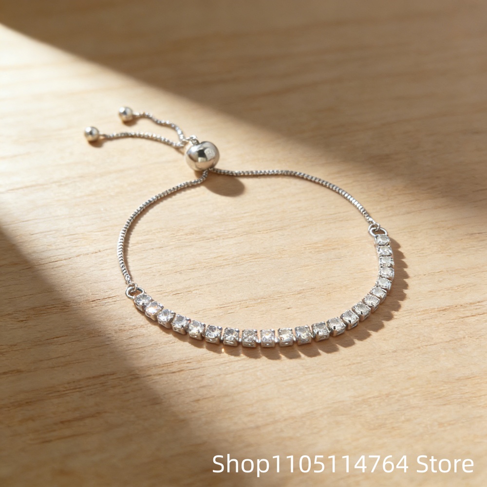 Pulsera de tenis ajustable de  - Tennis Bracelet Cubic reseña y precio