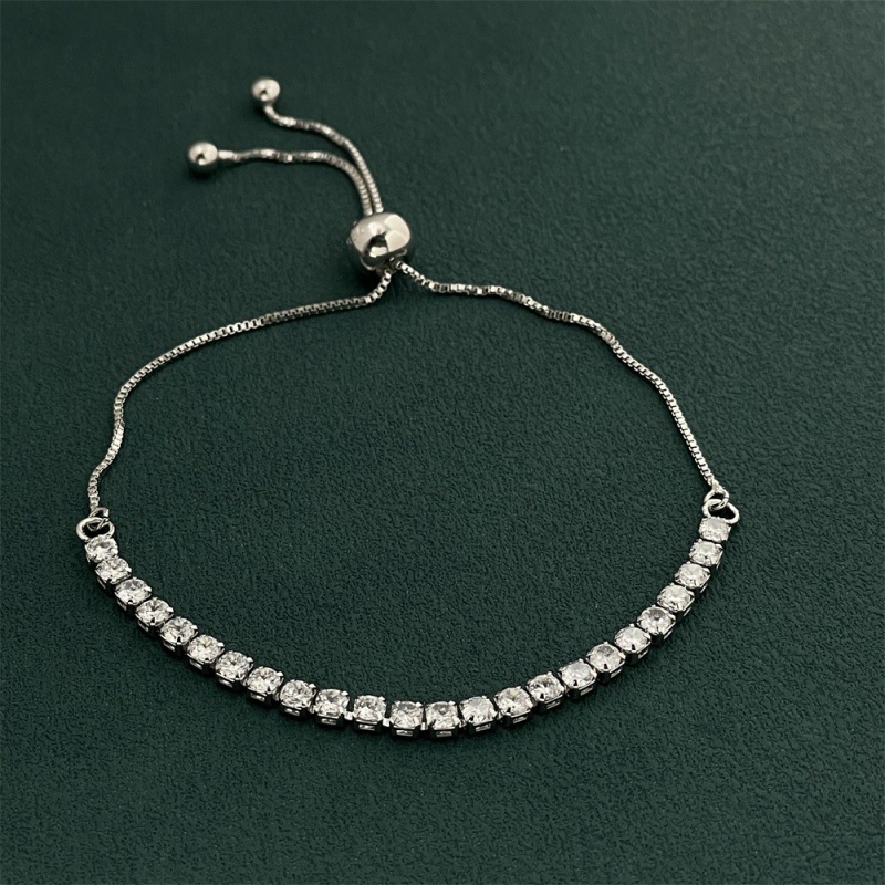 Pulsera de tenis ajustable de  - Tennis Bracelet Cubic reseña y precio
