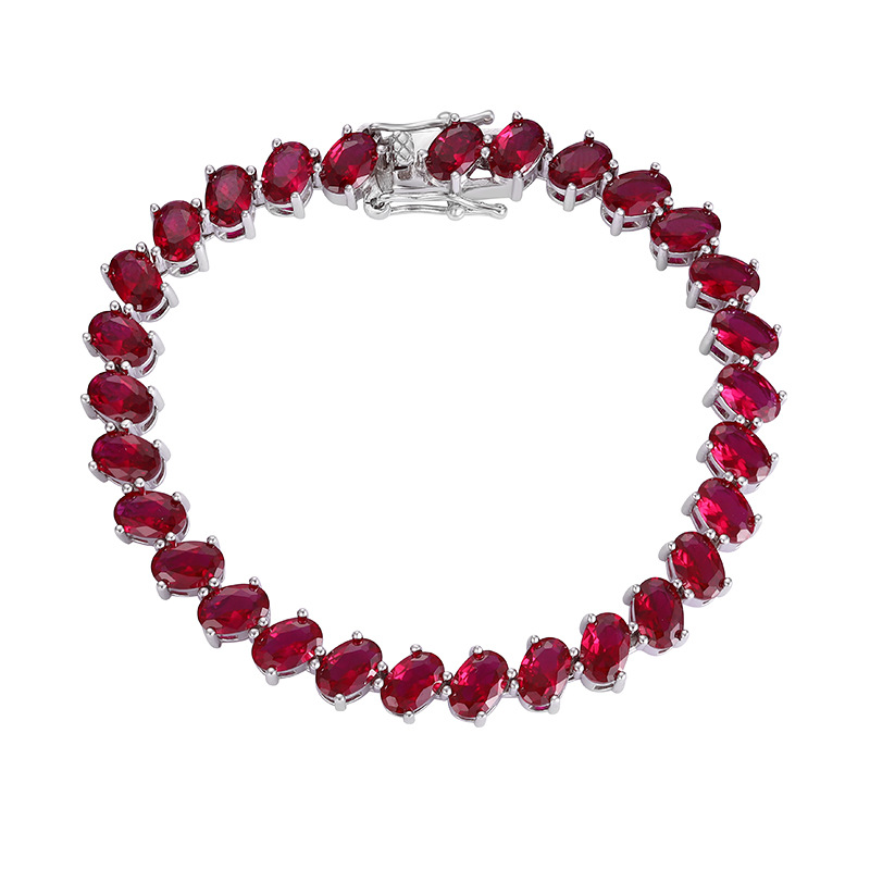 Real 925 joyería fina pavé 4*6 - Tennis Bracelet Cubic reseña y precio