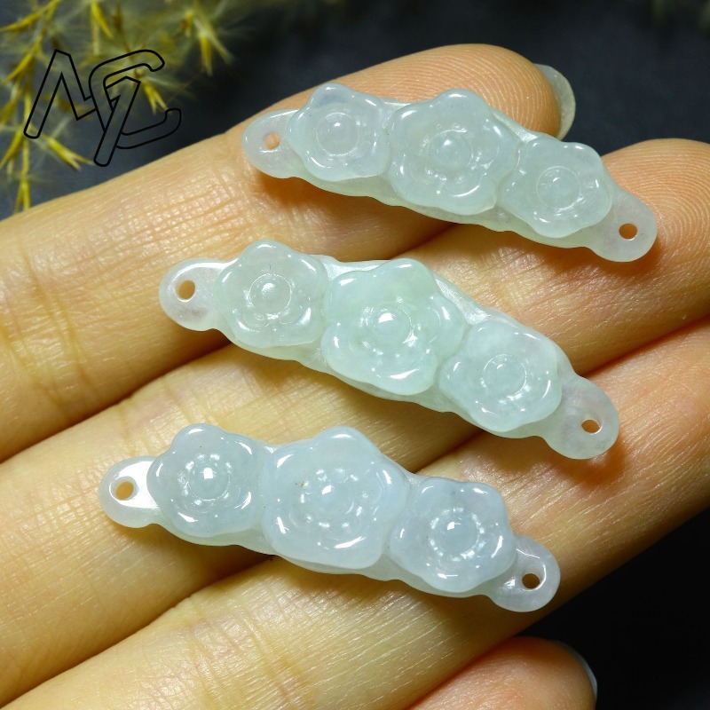 1 ud. Flor de Jadeíta Natural, - Luxury Gifts Jewelry & Watches Namfleg Mostar reseña y precio