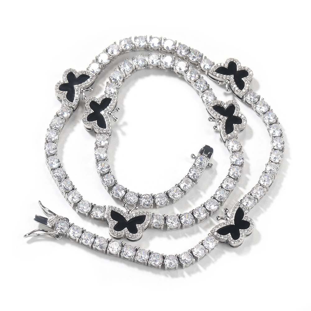 THE BLING KING-collar de caden - Tennis Bracelet Cubic reseña y precio