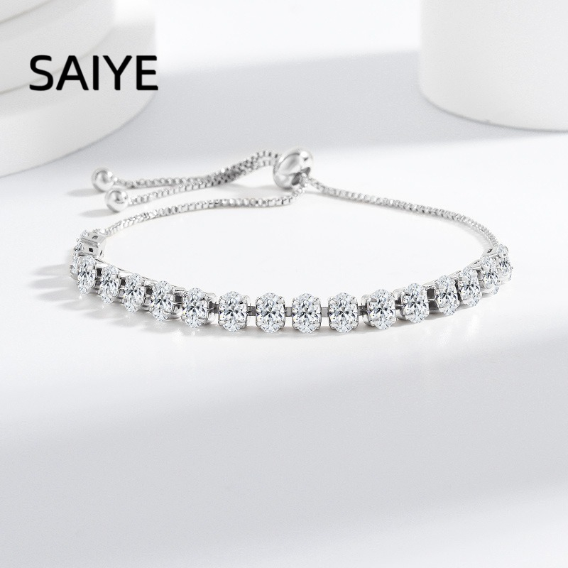 Pulsera de Plata de Ley 925 co - Tennis Bracelet Cubic reseña y precio