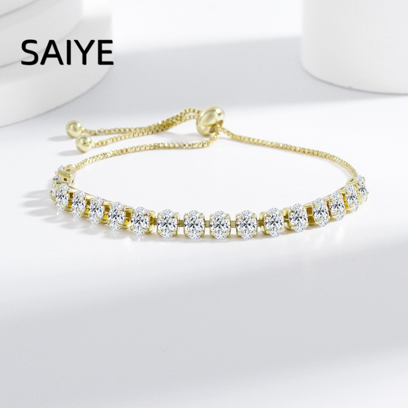 Pulsera de Plata de Ley 925 co - Tennis Bracelet Cubic reseña y precio