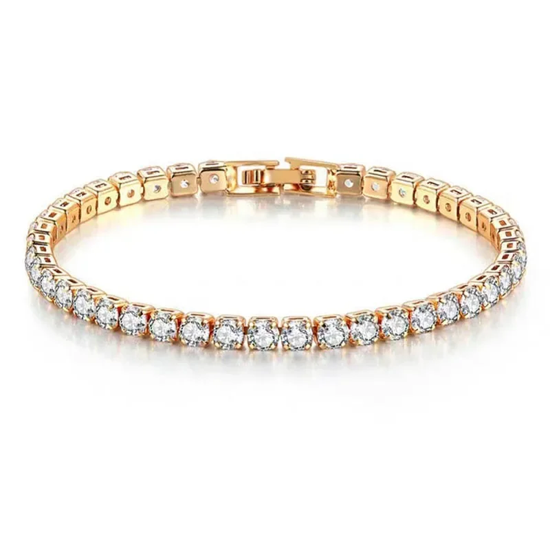 Pulsera de tenis de circonia c - Tennis Bracelet Cubic reseña y precio