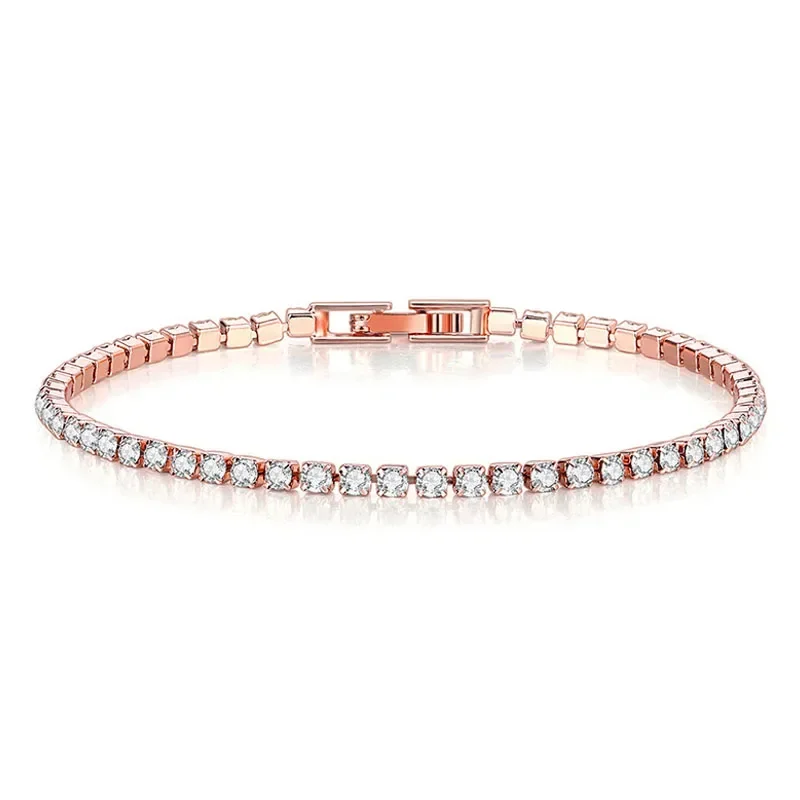 Pulsera de tenis de circonia c - Tennis Bracelet Cubic reseña y precio