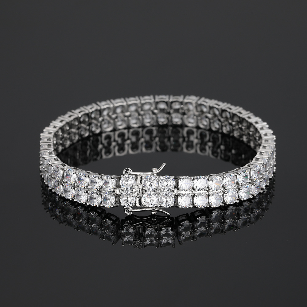 Pulsera de cadenas de tenis de - Tennis Bracelet Cubic reseña y precio