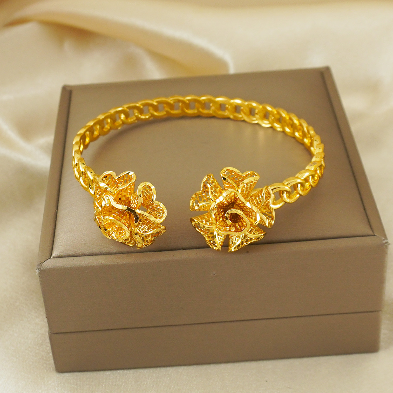Pulsera de cobre chapada en or - Best Jewelry Watches reseña y precio