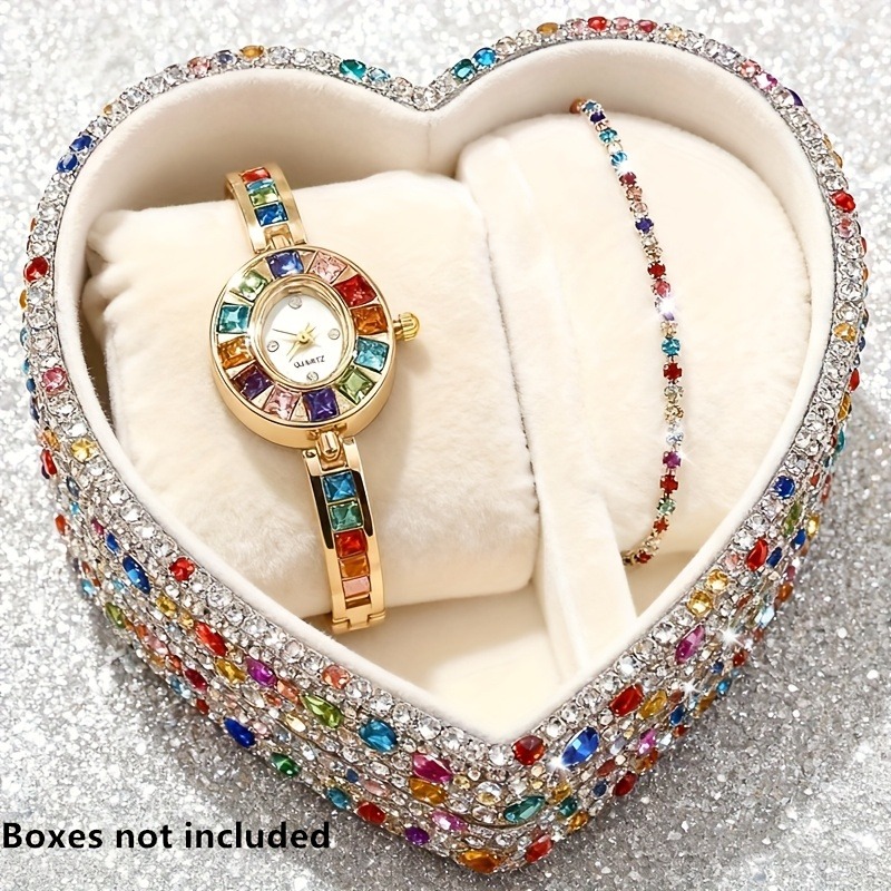 Conjunto de 2 uds de reloj de  - Jewelry Box Watches Bracelets reseña y precio