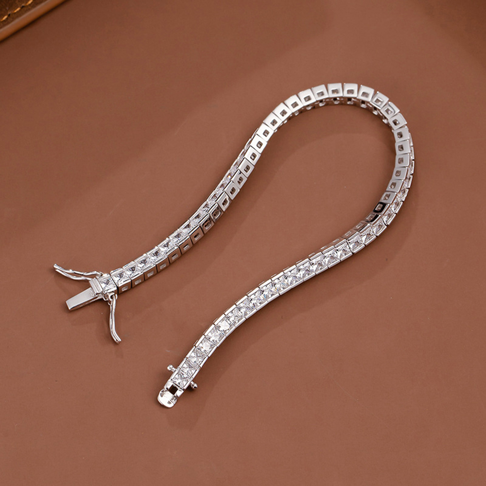 YLMyself-pulsera de tenis de p - Tennis Bracelet Cubic reseña y precio