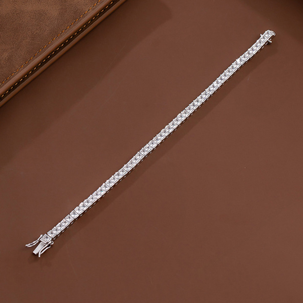 YLMyself-pulsera de tenis de p - Tennis Bracelet Cubic reseña y precio