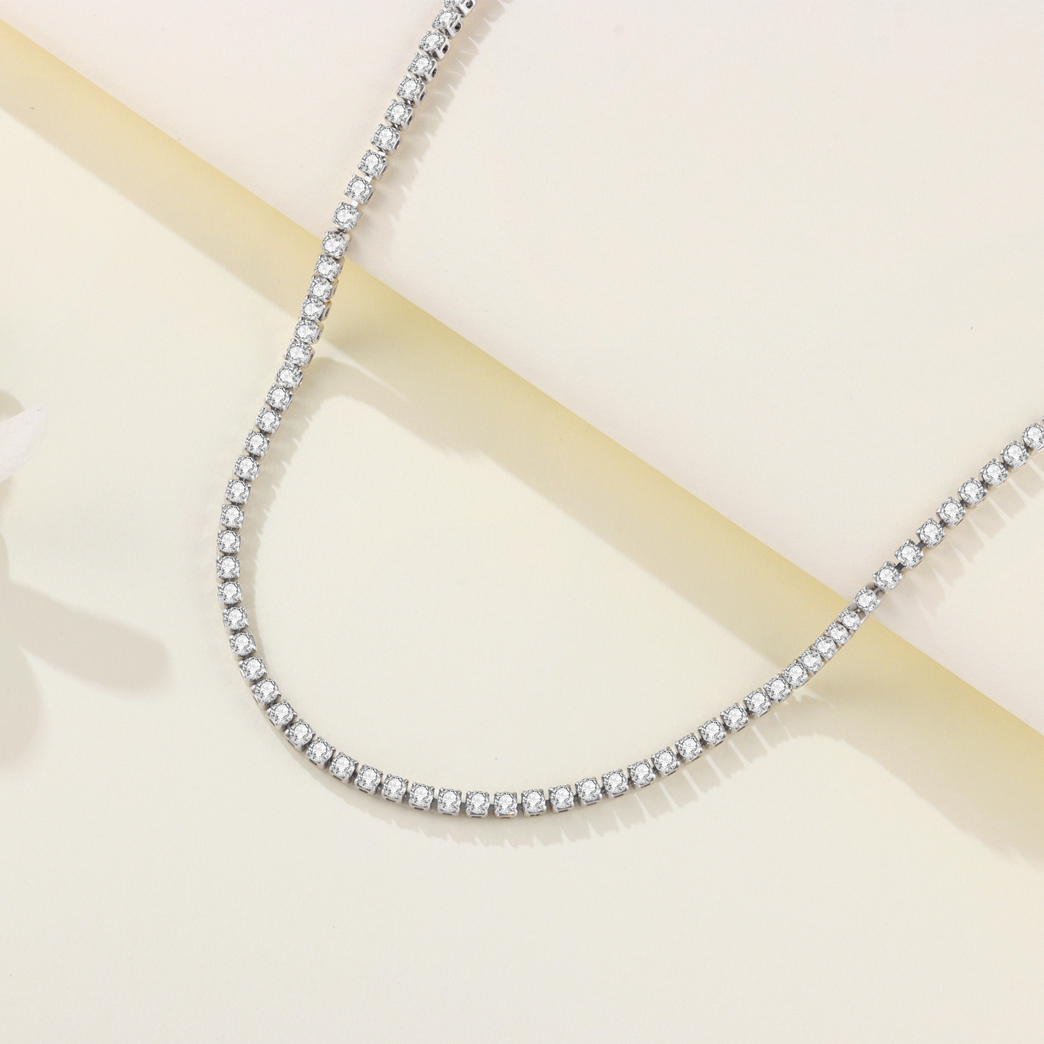 Collar de Plata de Ley S925 Or - Tennis Bracelet Cubic reseña y precio