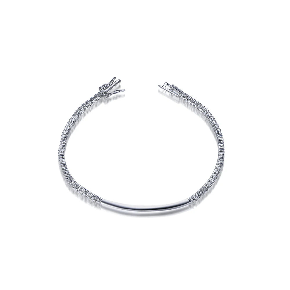 TKJ-pulseras de tenis apiladas - Tennis Bracelet Cubic reseña y precio